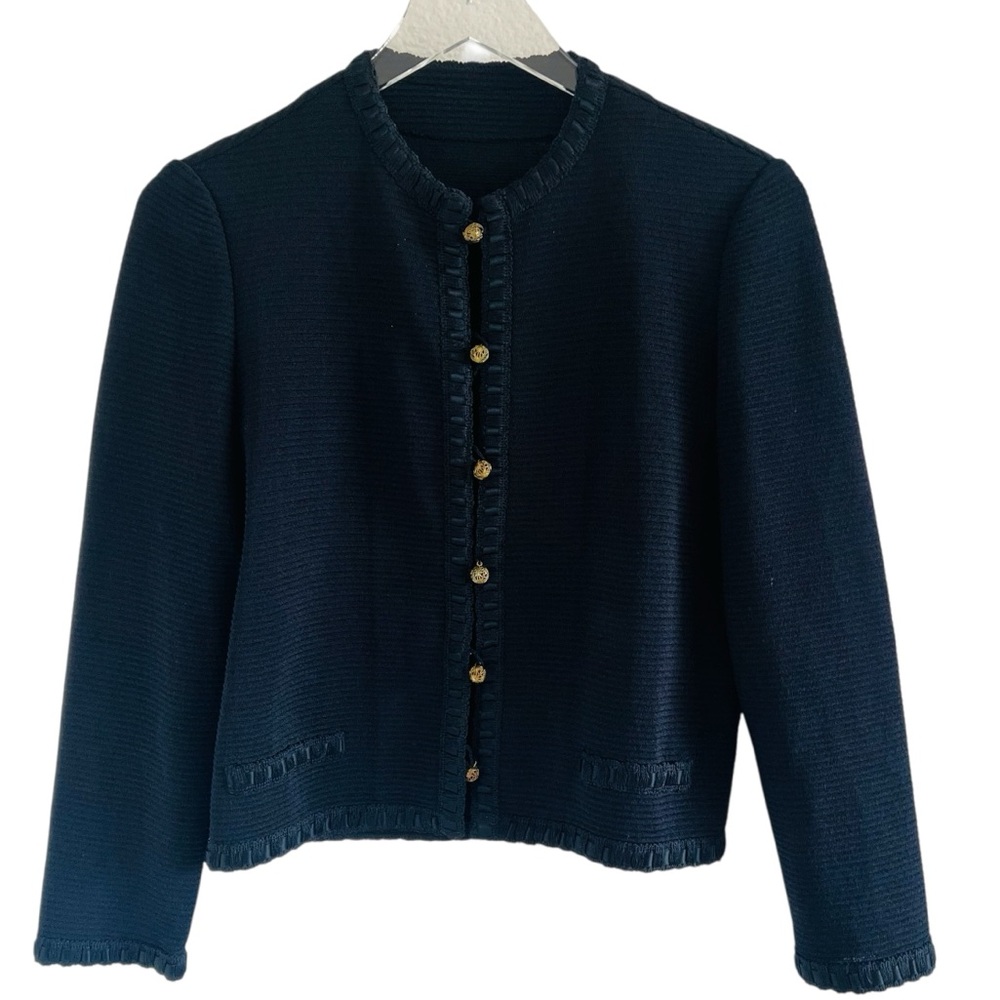 Vintage 100% Dacron Black Women's Jacket